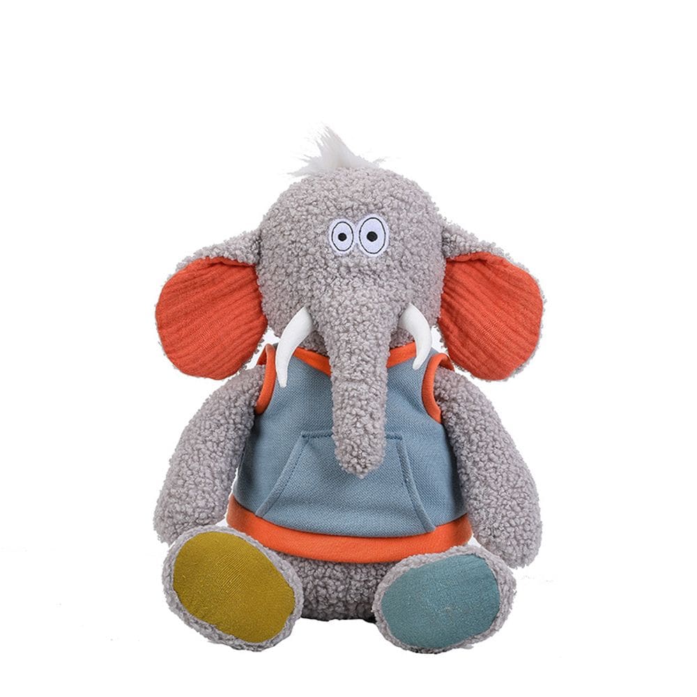 Boneca de pelúcia, desenho animado, elefante, bicho de pelúcia macio, 40 cm