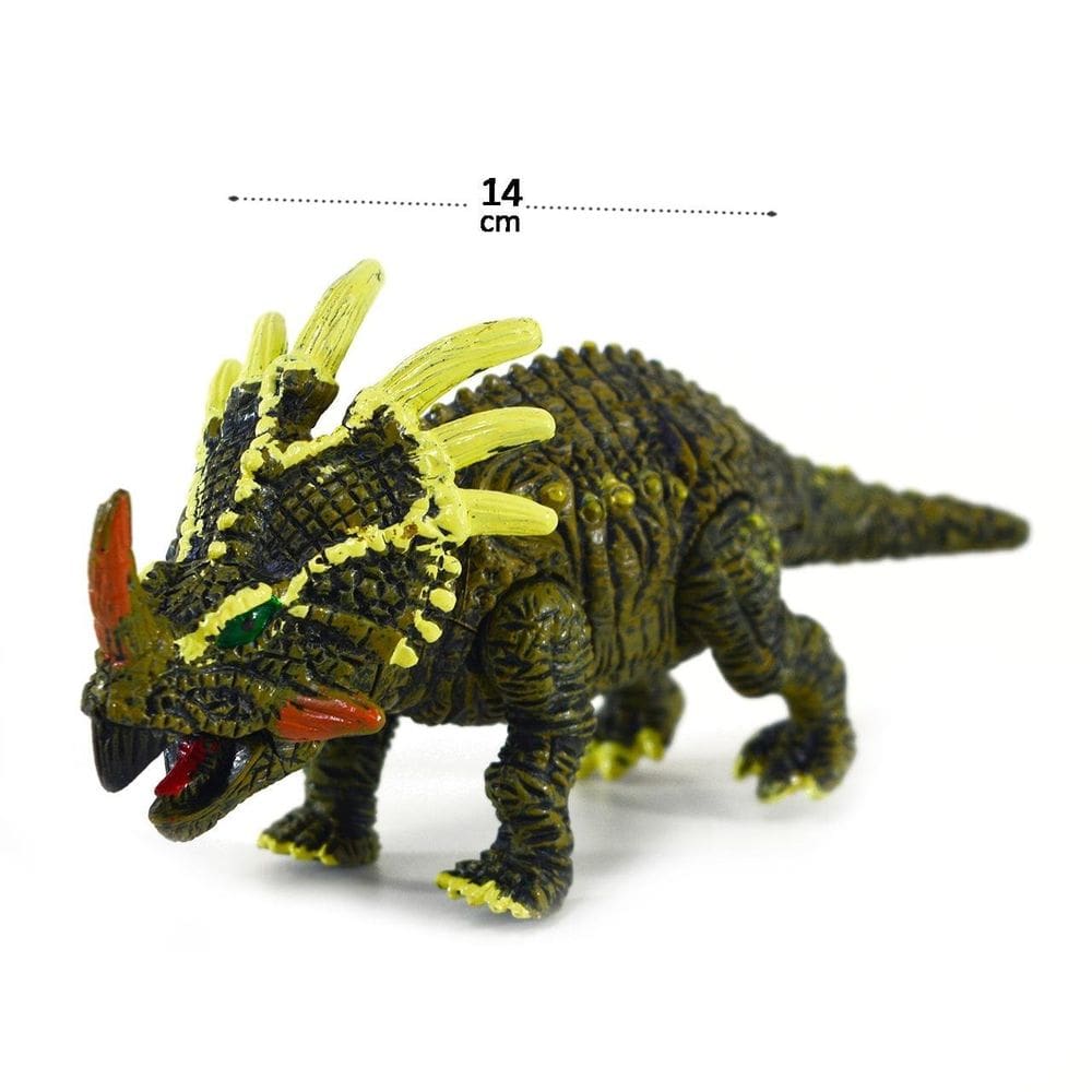 Dinossauro de Borracha 14cm  - Tudo em Caixa