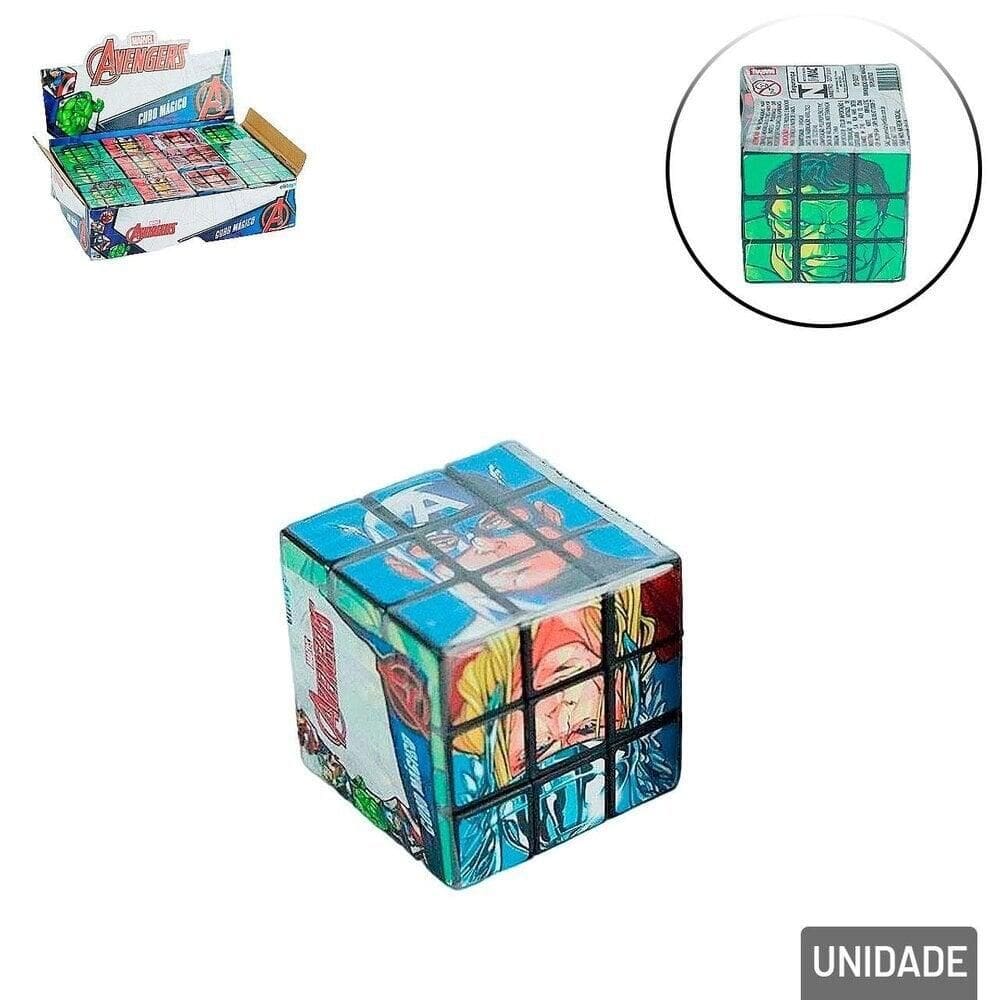 Cubo Mágico 3x3 5cm Avengers Color - Tudo em Caixa