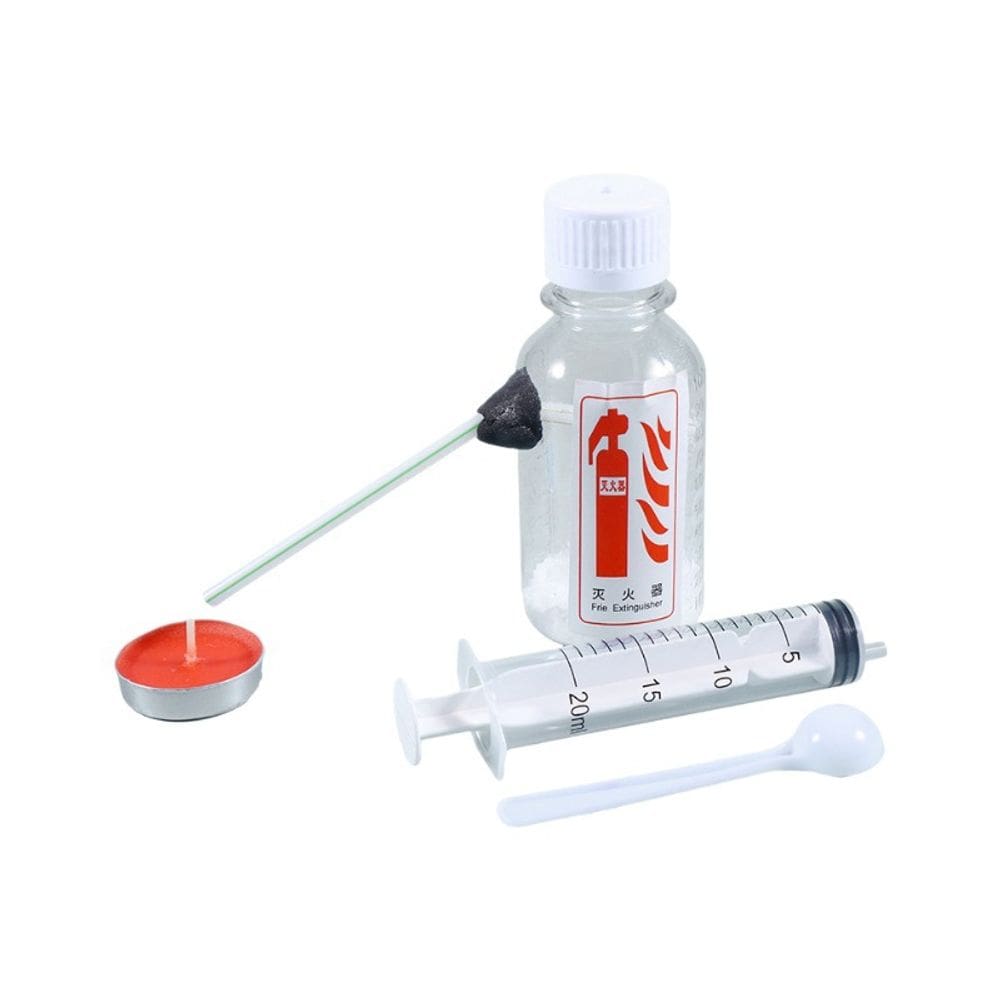 Kit de experiências científicas de extintor de incêndio DIY para crianças