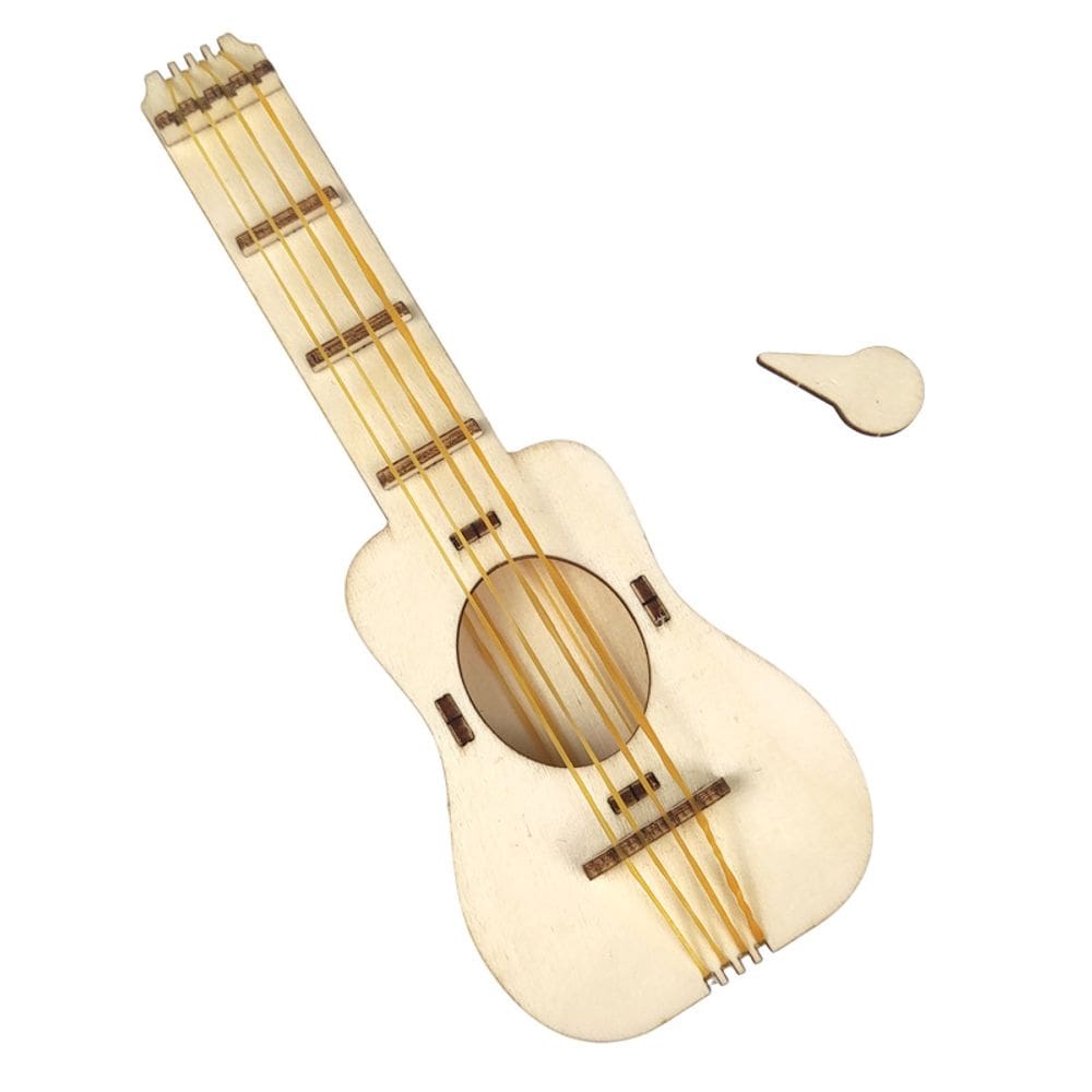 Kit de experimentos científicos: guitarra de madeira para crianças de 8 anos ou mais