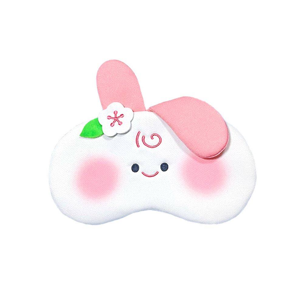 Máscara de dormir Cute Bunny Cartoon Máscara de olhos de pelúcia