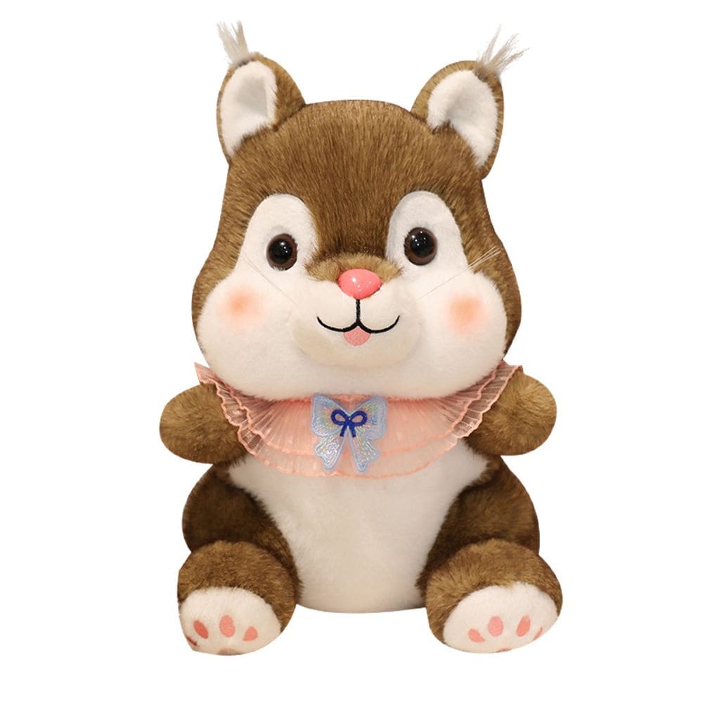 Boneca de pelúcia, desenho animado, esquilo, bicho de pelúcia de 30 cm