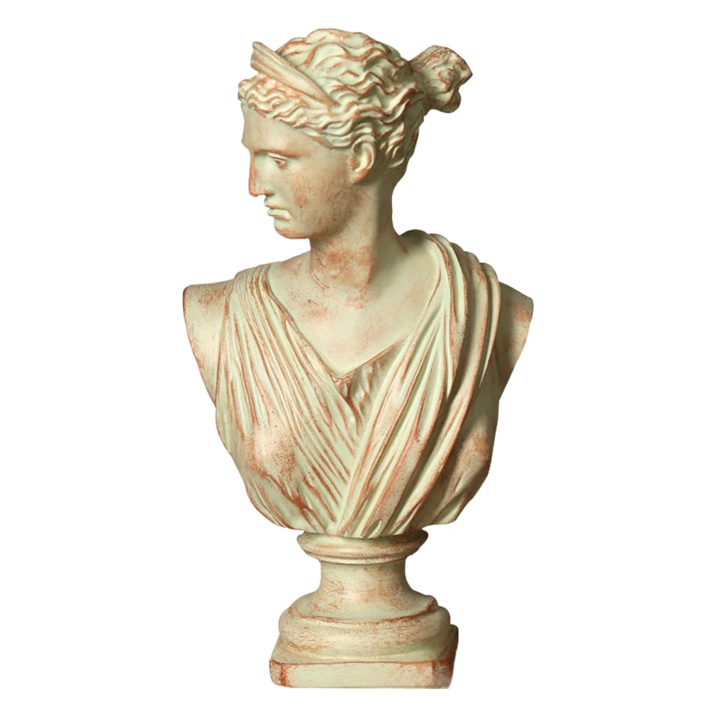 Escultura: Estátua de Apolo, Vênus, resina, deusa grega de 30 cm