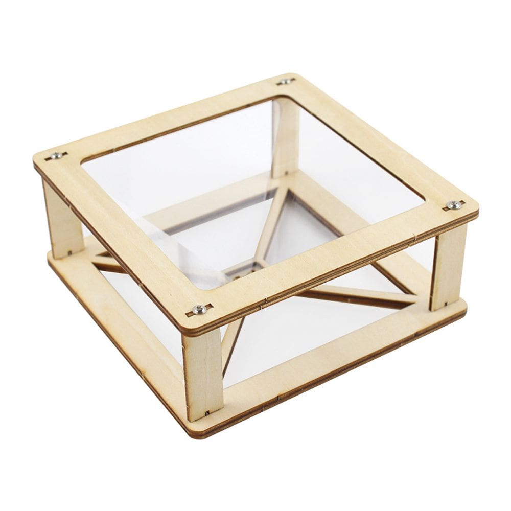 Kit de experimentos científicos STEM: projetor de holograma 3D de madeira