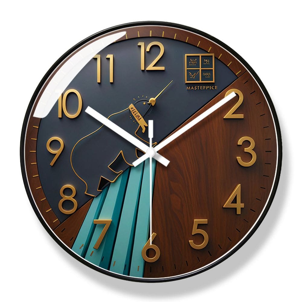 Relógio de parede Creative Cartoon 30cm Silent Quartz Plastic