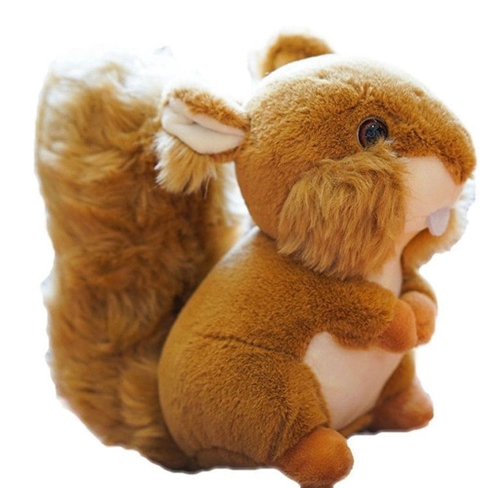 Boneca de pelúcia Realistic Squirrel de 20 cm