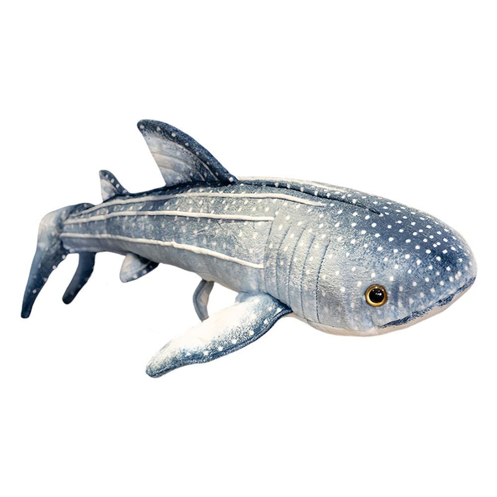 Brinquedo de pelúcia realista, tubarão-baleia, bicho de pelúcia macio de 60 cm