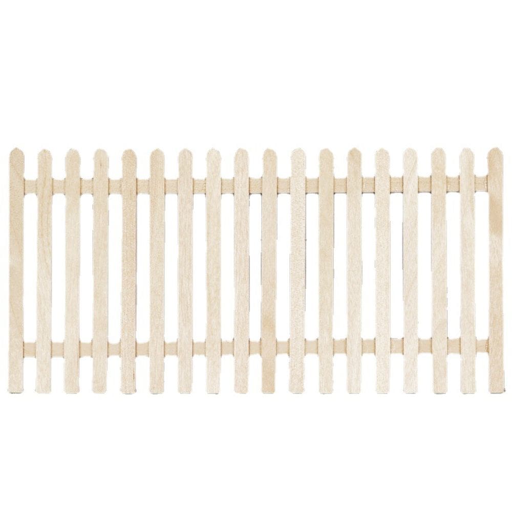 Cerca de casa de bonecas em miniatura Cerca de jardim de madeira em escala 1:12