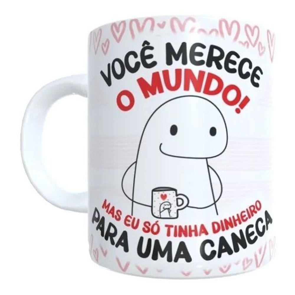 2X Canecas Legais Meme Figurinha Flork Namorada Amor Perfeit