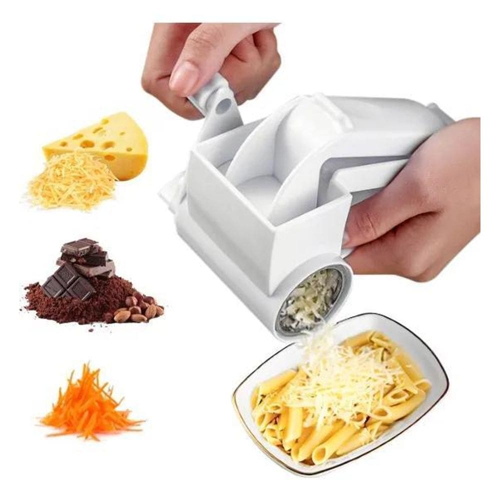2X Ralador De Queijo Chocolate Legumes Manual Com Manivela C