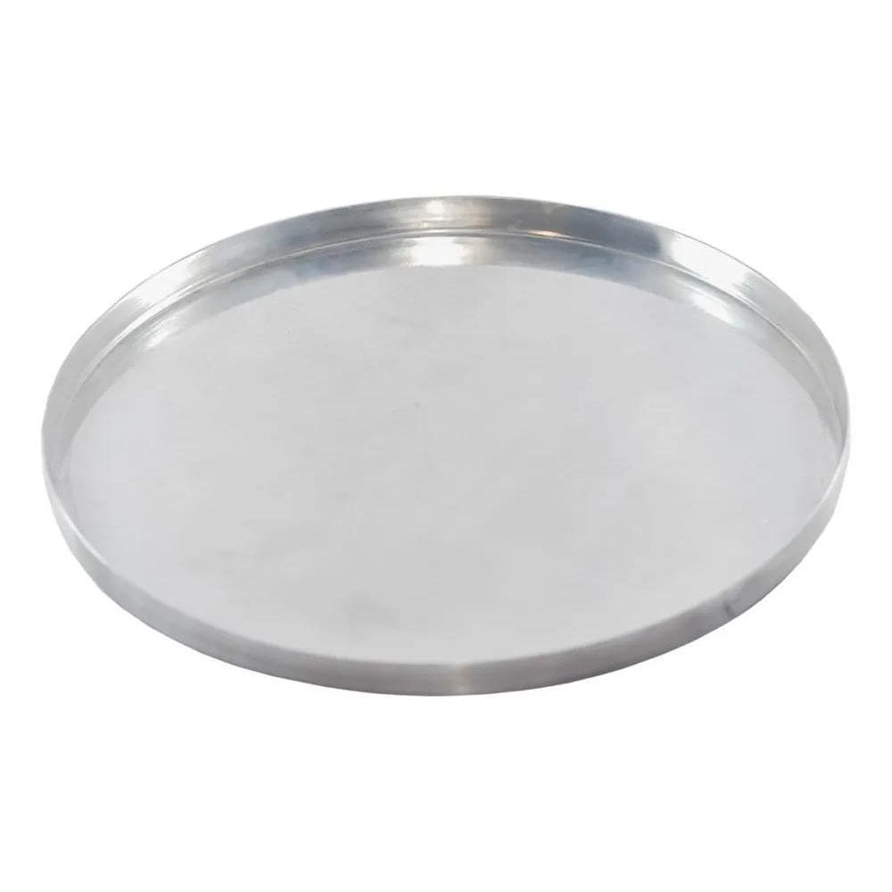 2X Forma De Pizza 30 Cm Diâmetro Borda Alta Alumínio Resiste
