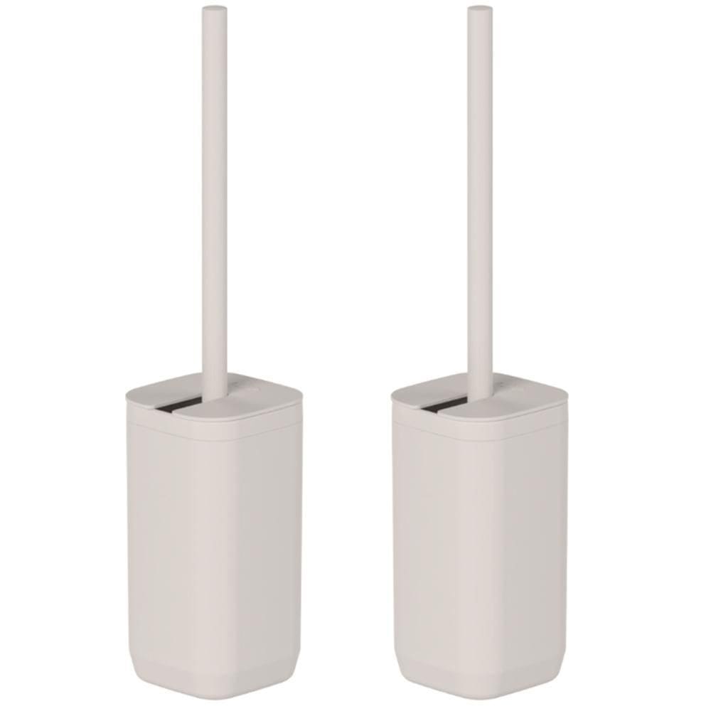 2X Escova De Vaso Sanitario Privada Banheiro Ou Bege