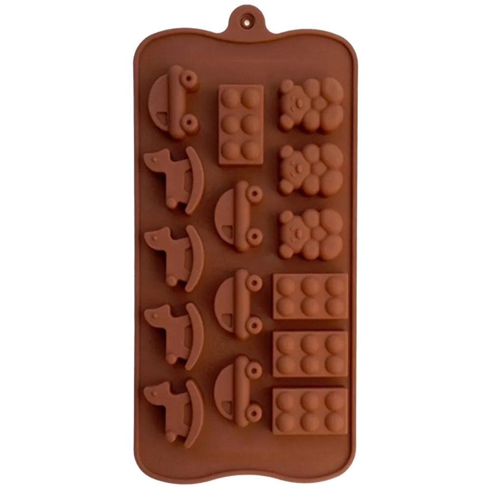 Forma De Silicone Formato Brinquedo De Criança Antiaderente