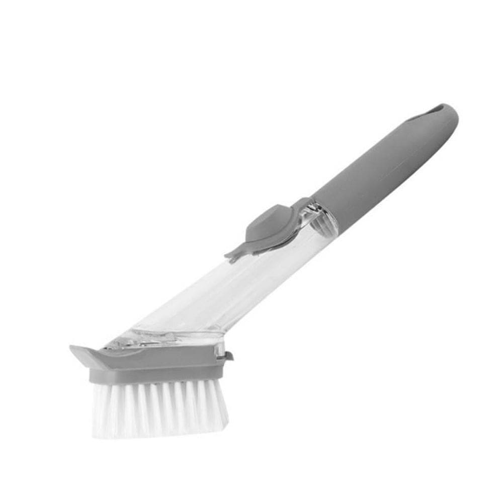 Escova De Limpeza Com Dispenser Para Sabão E Detergente