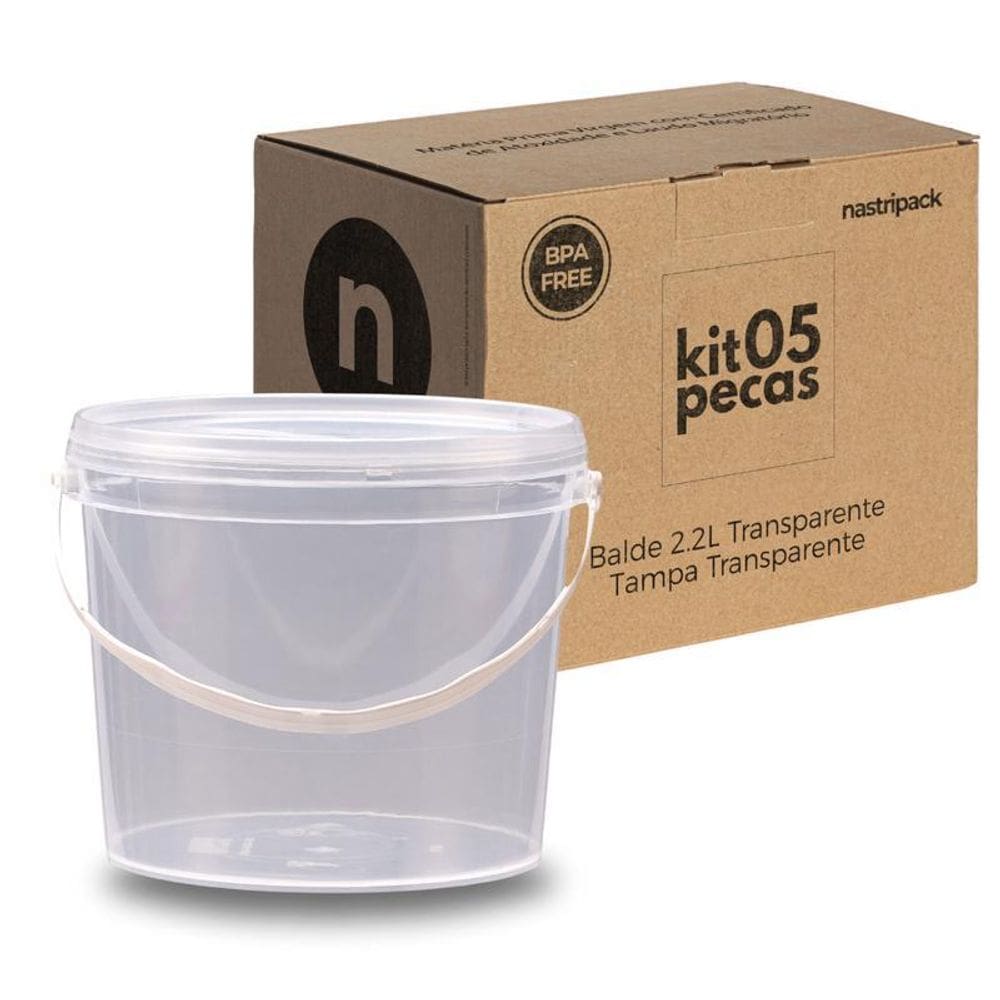 Balde Transparente Preco