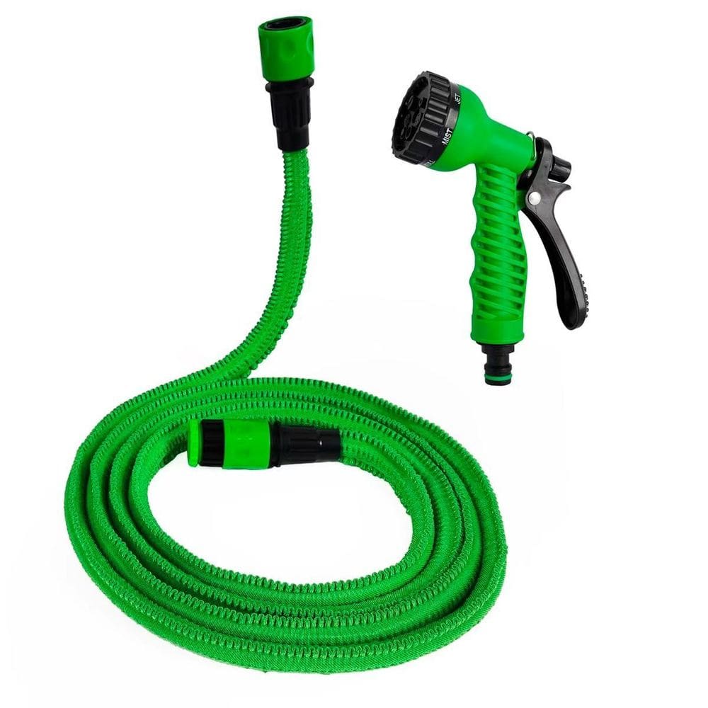 Mangueira Verde Para Limpeza Doméstica Com Jato