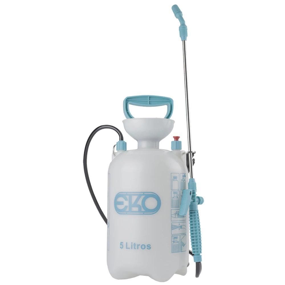 Borrifador Pulverizador Manual Jardim Eko Pressão 5L Lateral