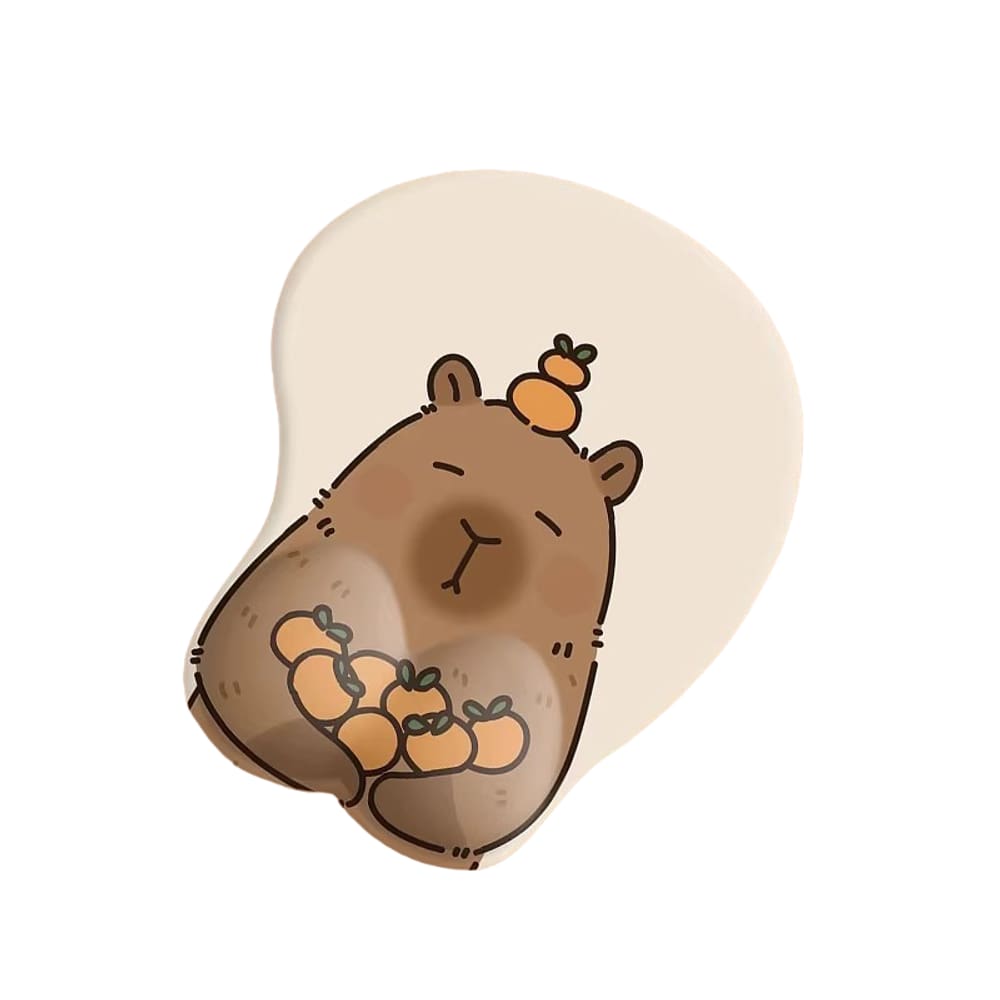 Mouse Pad Memory Foam Wirst Rest Cute Bear Design