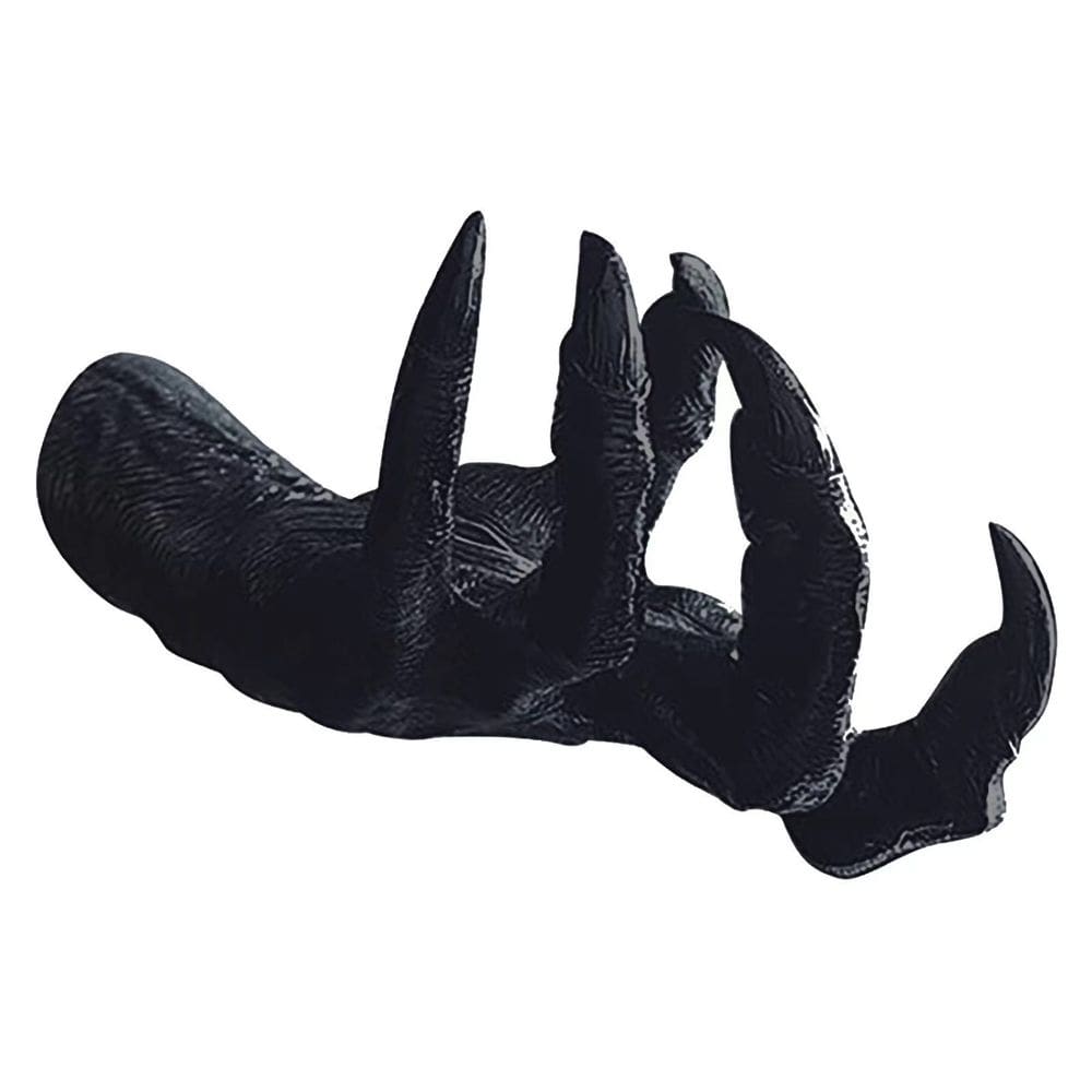 Escultura Devil Hand Claw Resin Demon com Evil Eye 8,2x10x17cm
