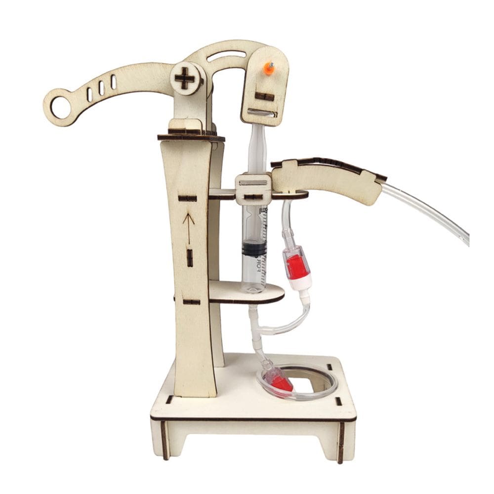 Bomba hidráulica DIY de madeira Science Kit para crianças de 8 anos ou mais