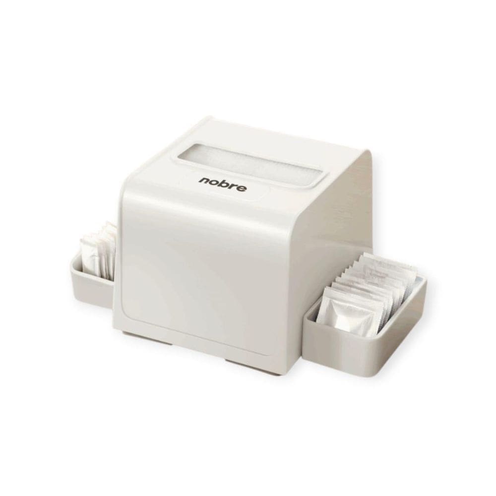 Dispenser P/Guardanapo Interf.  C/ Porta Sache  Brco - Nobre