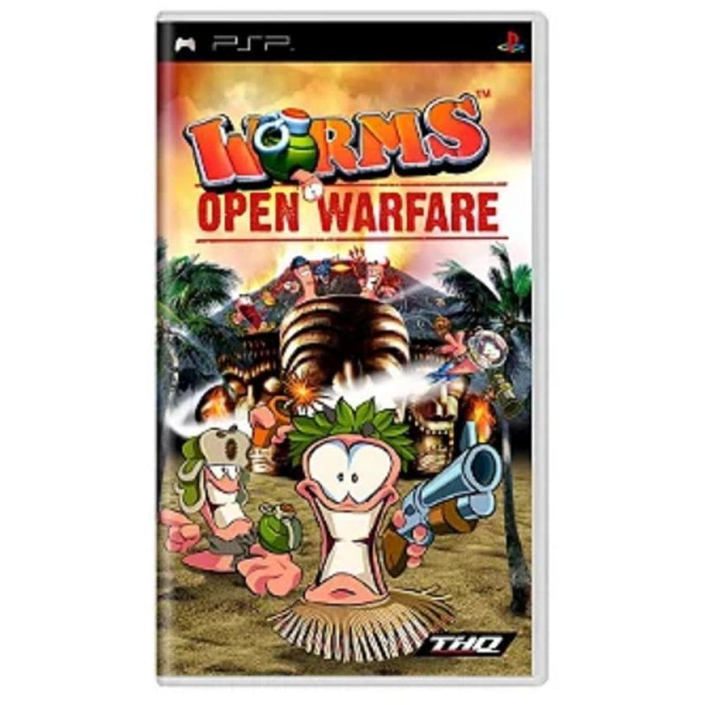 Jogo Worms Open Warfare - Psp Novo