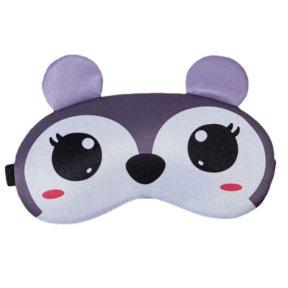 Máscara de dormir Li Cute Cartoon Panda para crianças e adultos