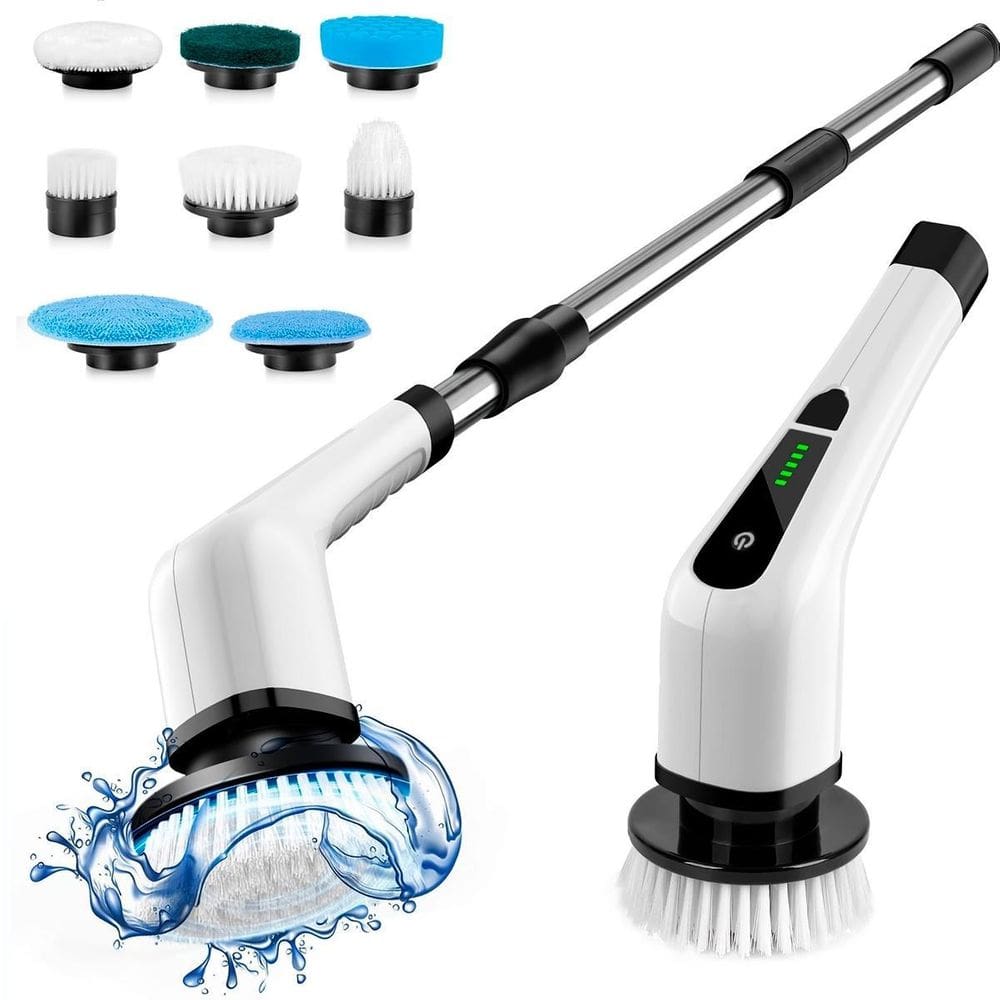 Esfregão Elétrico Giratório 360 Recarregável Perfeito