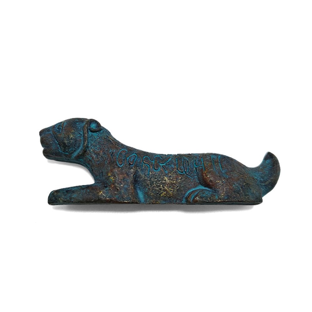 Ímã de geladeira 3D Resin Dog Vintage Design 7,5x2,6 cm