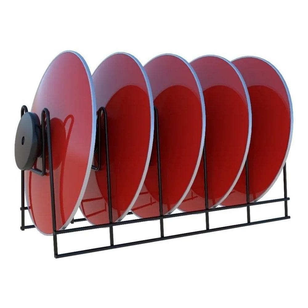 2X Organizador De Tampa, Frigideira, Forma Armário Cozinha A