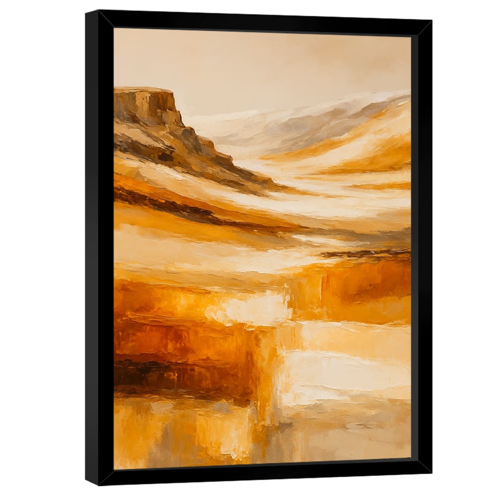 Quadro Decorativo Abstrato Área Deserta