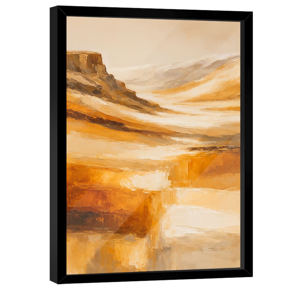 Quadro Decorativo Abstrato Área Deserta