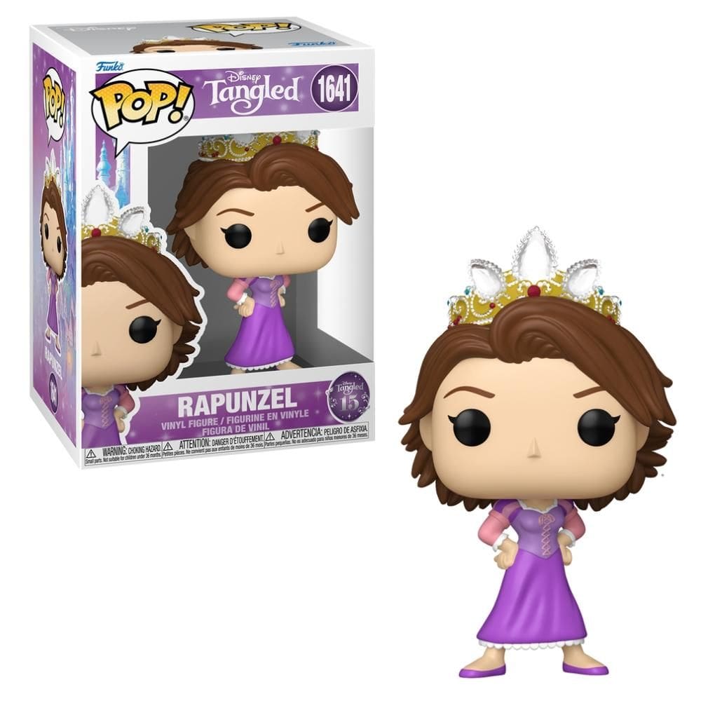 Boneco Funko Pop! Disney Enrolados - Rapunzel Morena