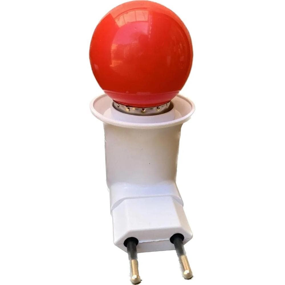 Luz Noturna Bebe Liga/Desliga Cor Lampada Vermelha