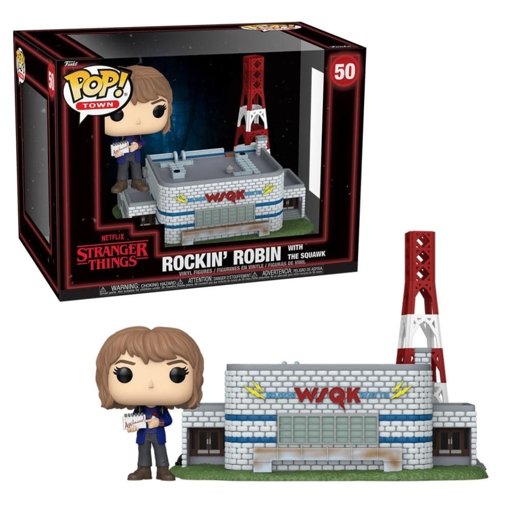 Boneco Funko Pop! Town Stranger Things T5 - Robin na WSQK