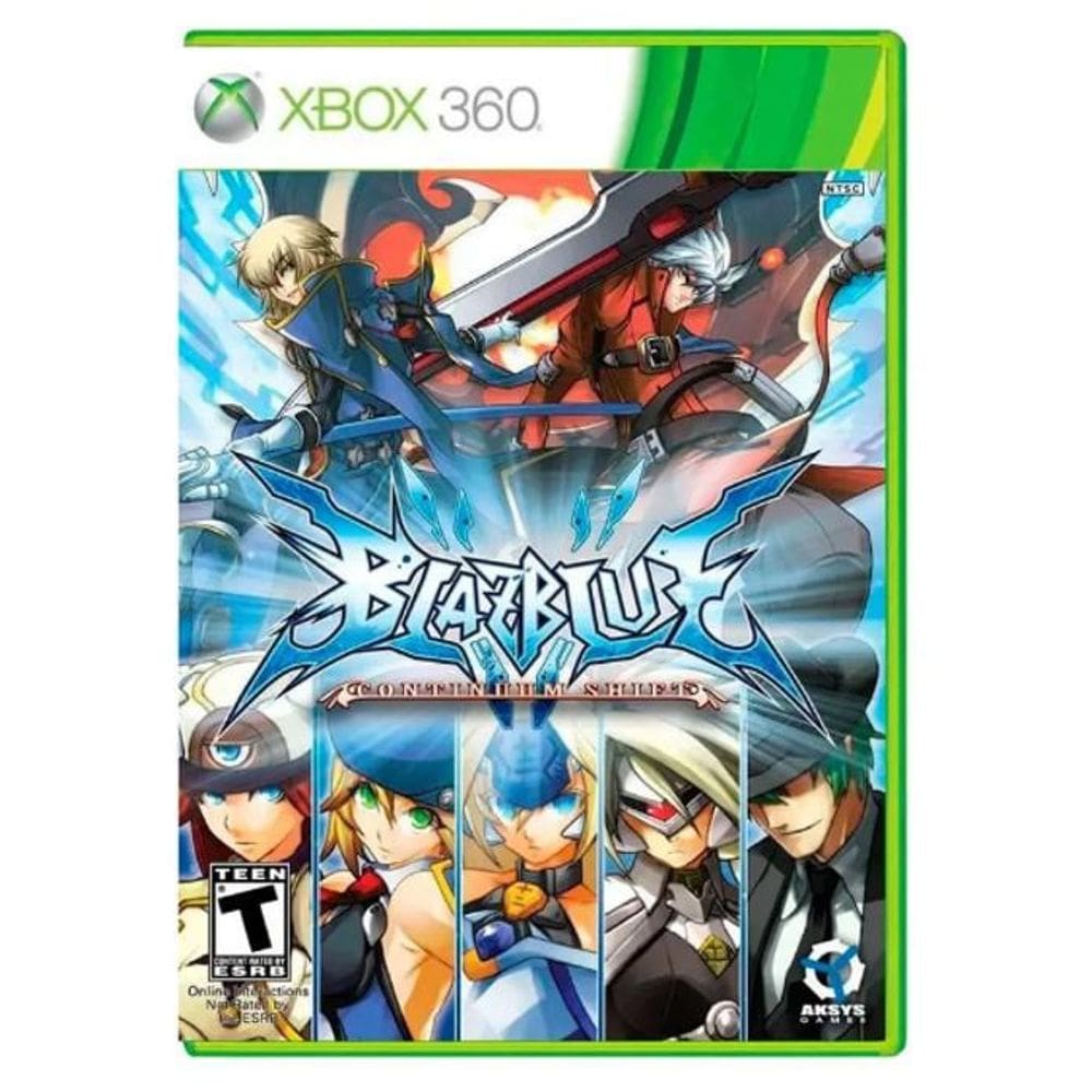 Jogo Blazblue Continuum Shift Xbox 360 Novo