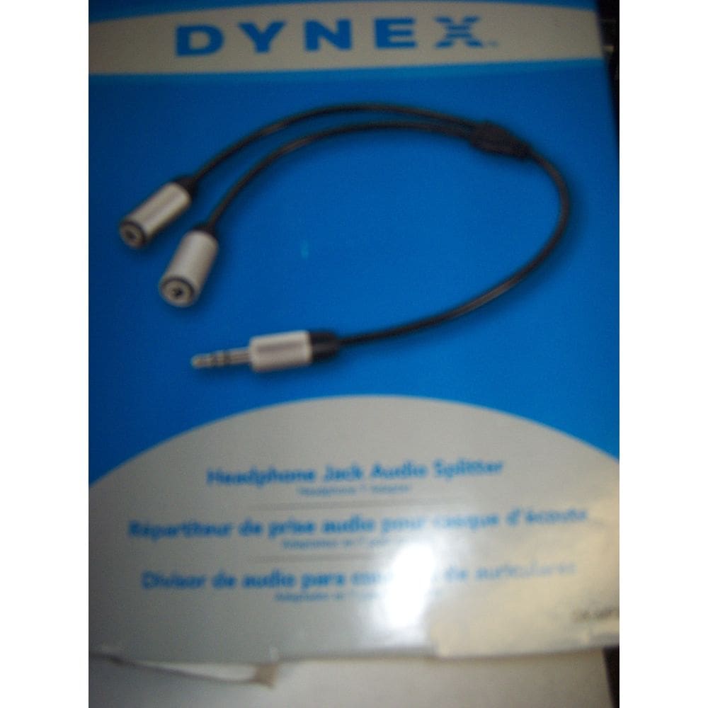 Divisor de fones de ouvido Dynex Share Stereo Devices compatível com iPod