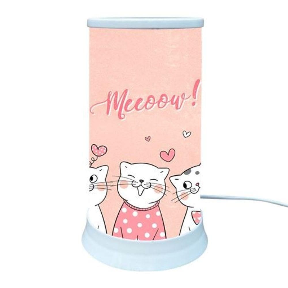 Luminária Gato Encantado - Luz Aconchegante E Design Moderno Para Seu Lar