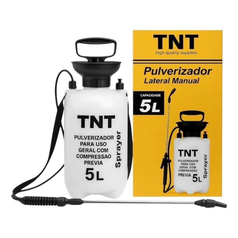 10X Pulverizador 5 Litros Borrifador Manual Lateral Dedetiz