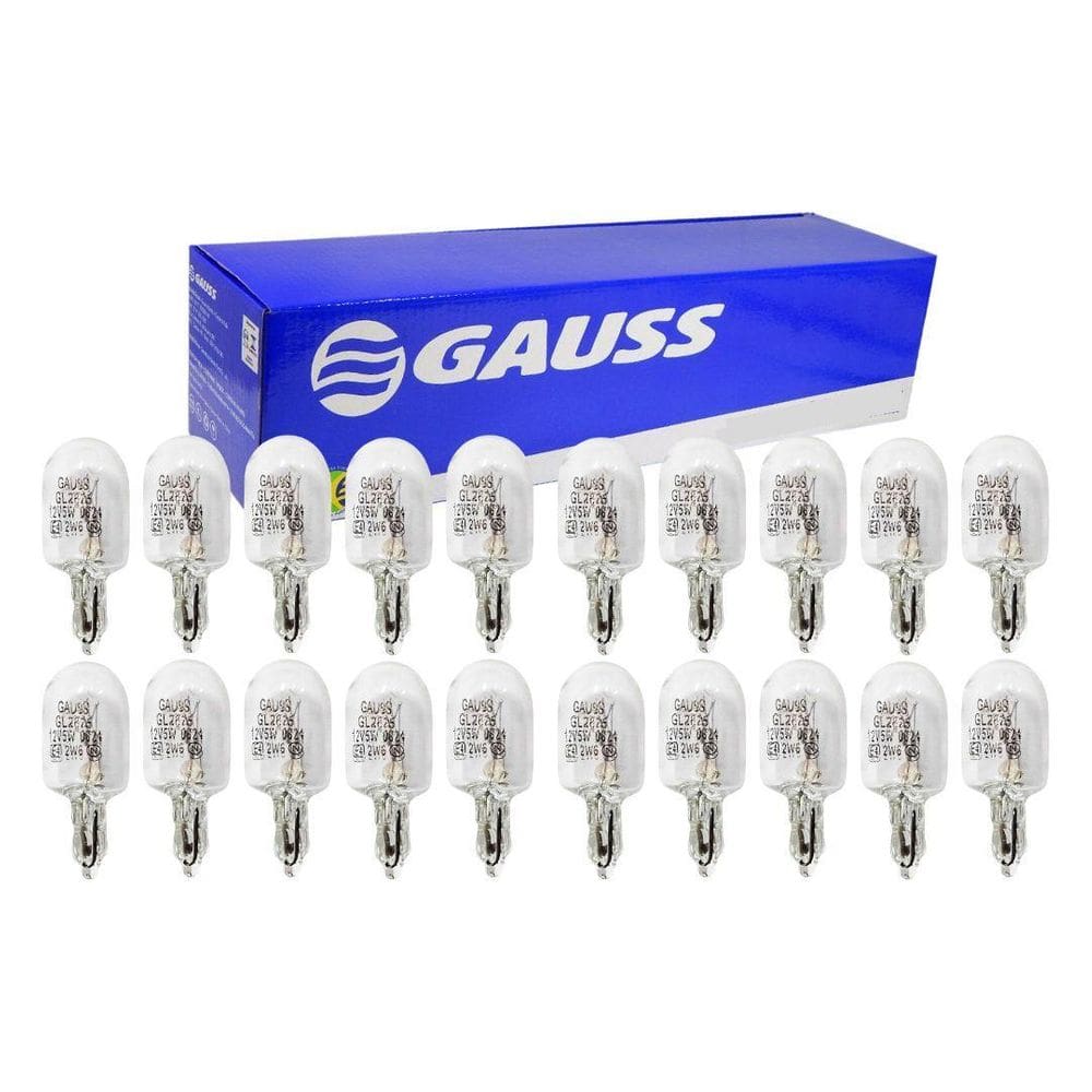 Kit 20 Lâmpadas 12V Pingo Dágua Grande 5W Miniatura Pingão