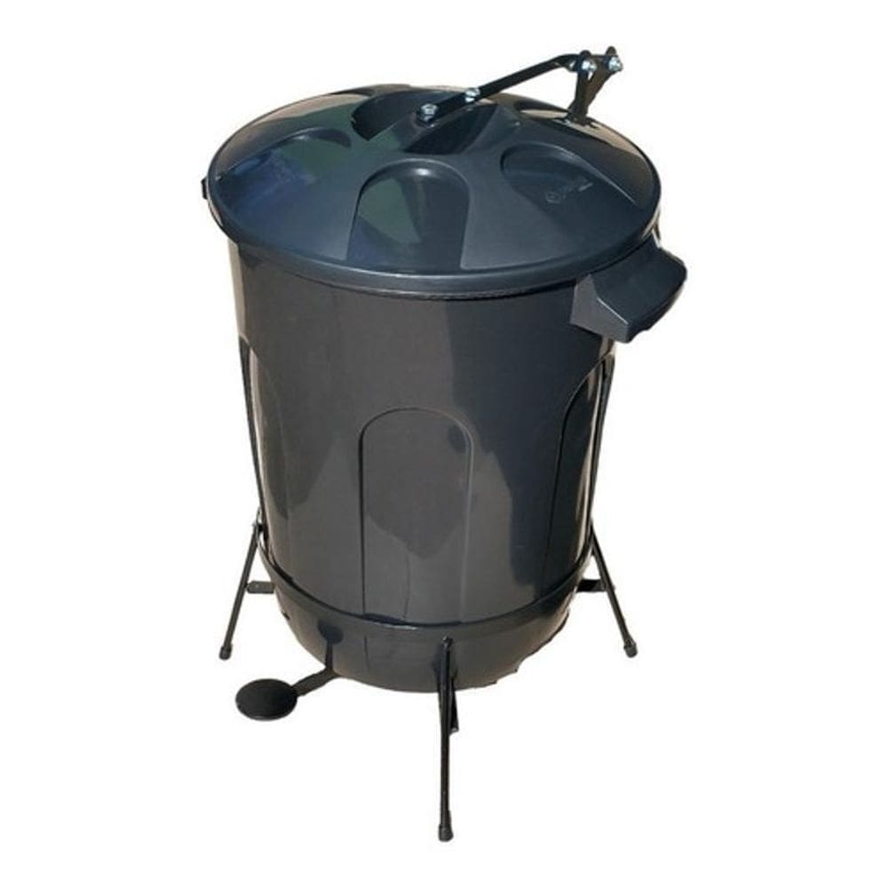 Lixeira Pedal De 100Lts Com Armação De Ferro