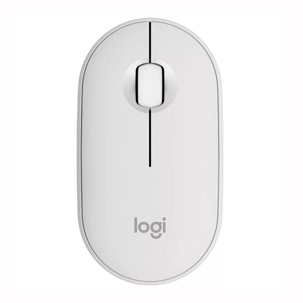 Mouse sem fio óptico Pebble 2 Branco M350S - Logitech