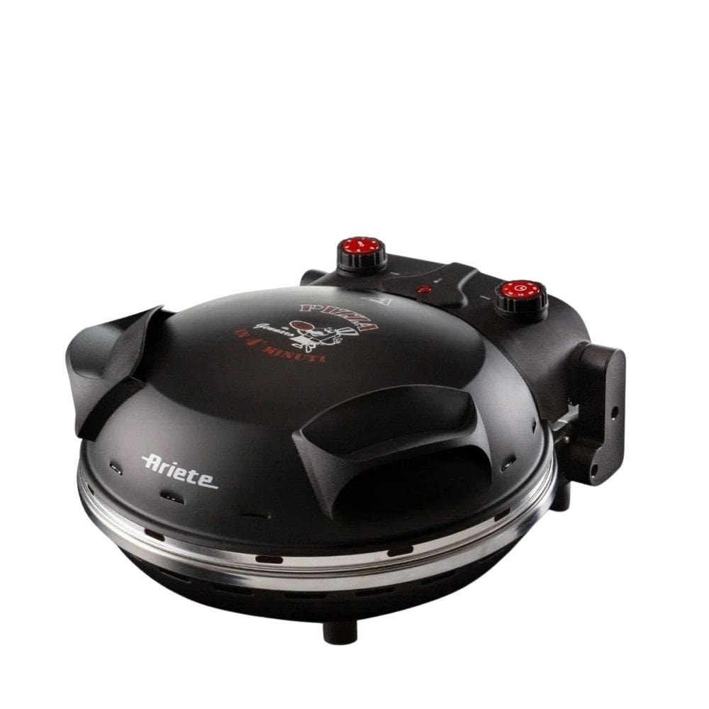 Forno de Pizza Elétrico Ariete 909 Preto 1200W 110V - Pedra Refratária e Design Retrô