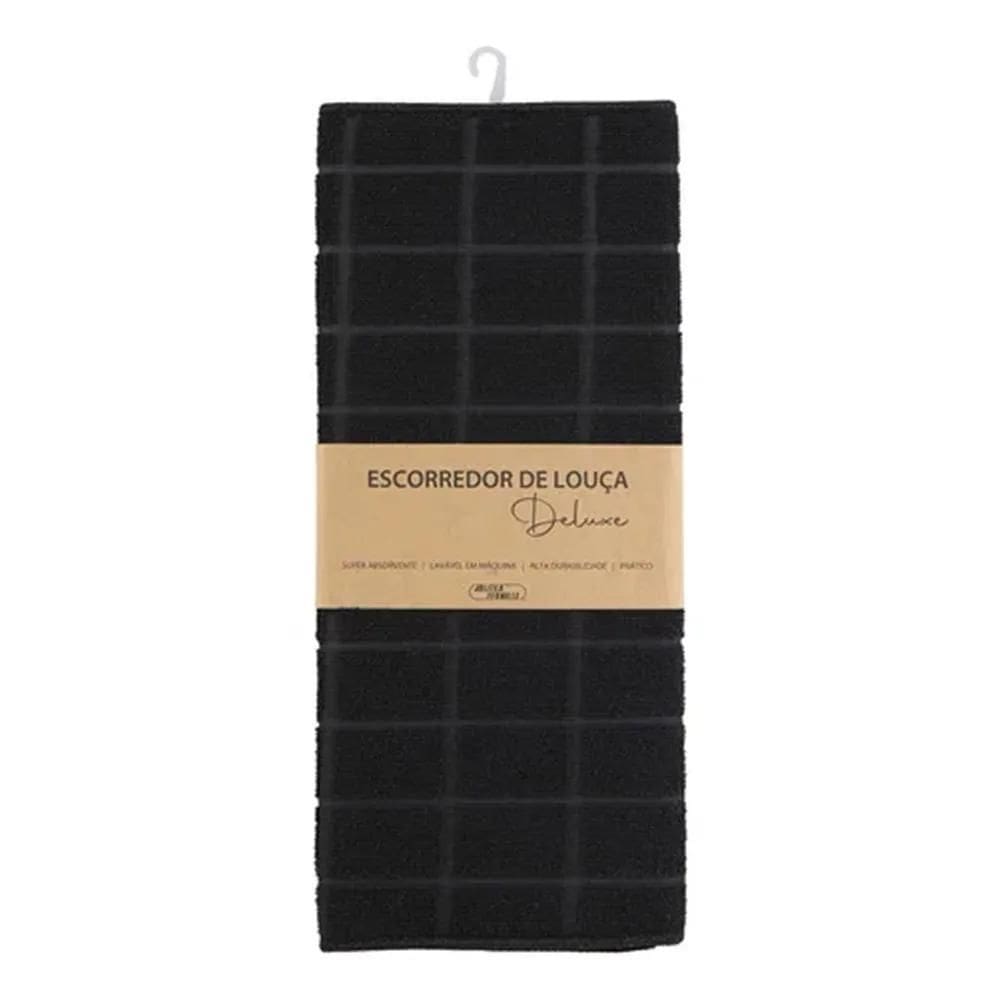 Escorredor De Louça Deluxe - Jolitex Preto
