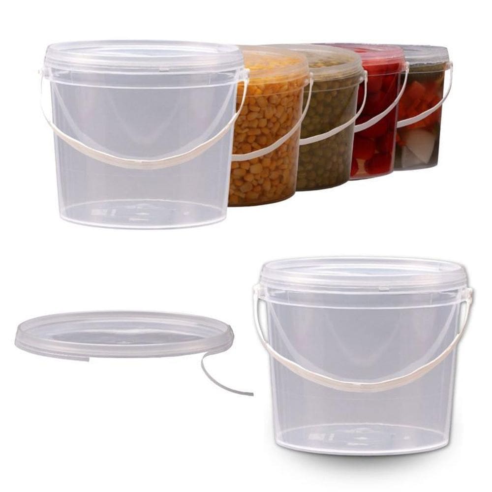 Balde De Plástico Bpa Free 5 Pçs