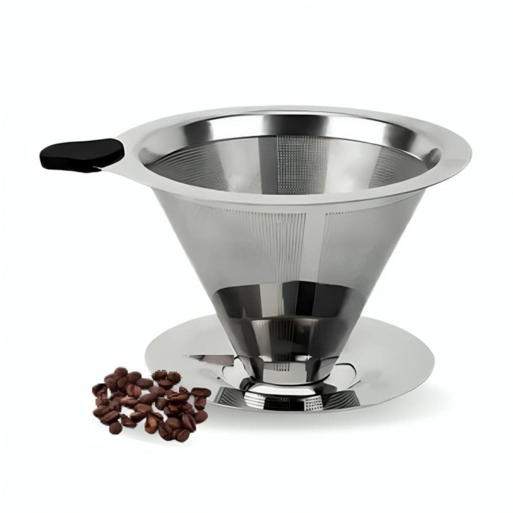 Filtro Coador De Café Inox S/ Filtro De Papel Economia