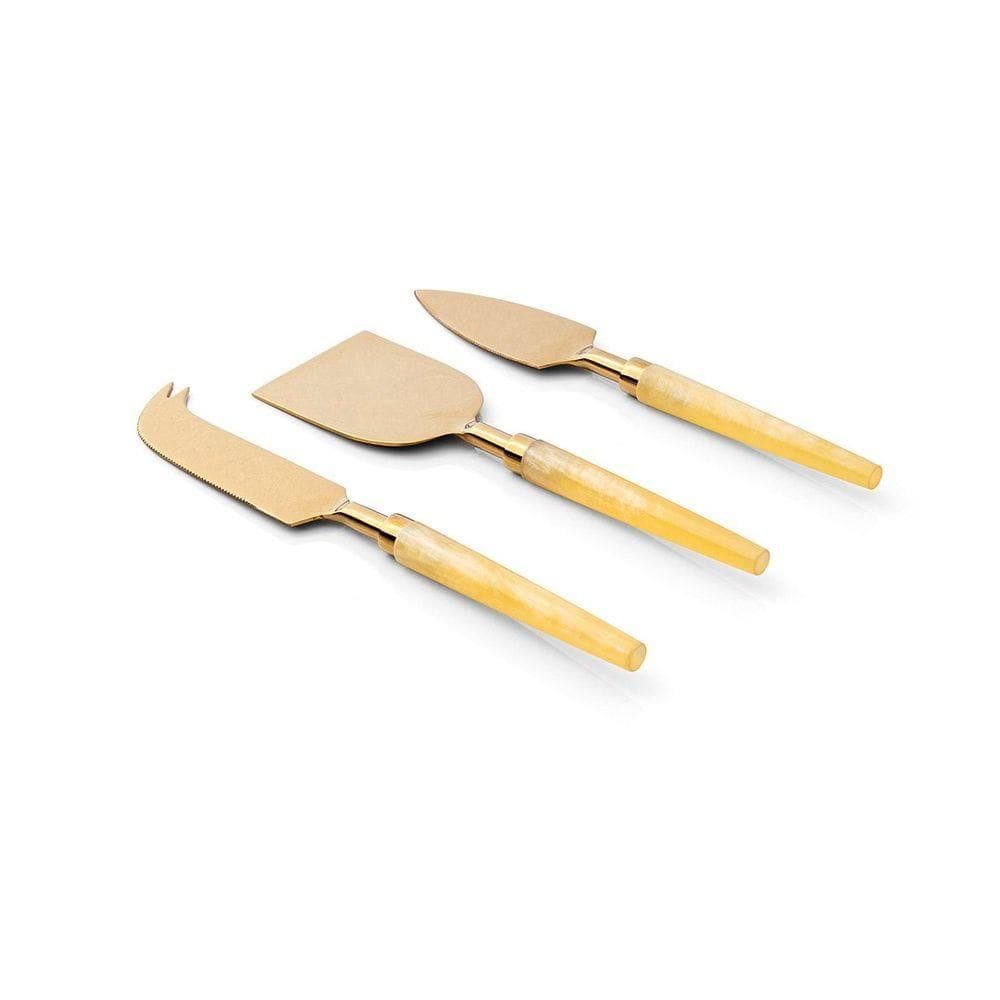 Conjunto De Talheres Copa E Cia Para Queijo 3 Peças Garbo Turim