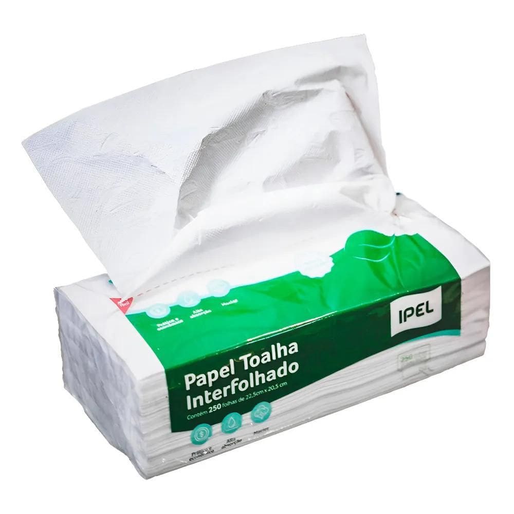 5X Papel Toalha Interfolha Extra Luxo Descartável Banheiro