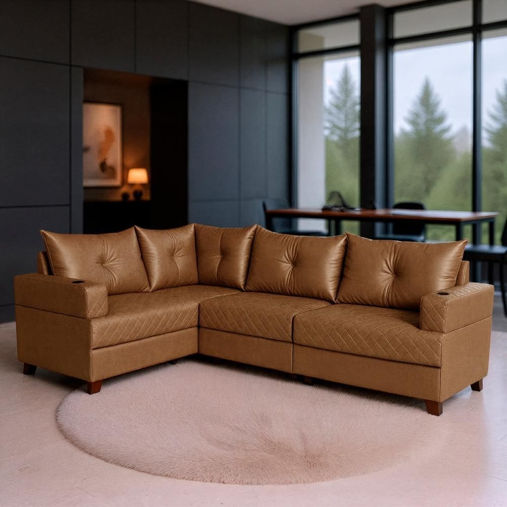 Sofá 4 Lugares 1,77x2,57m Canto Essenza Gold Bom Pastor